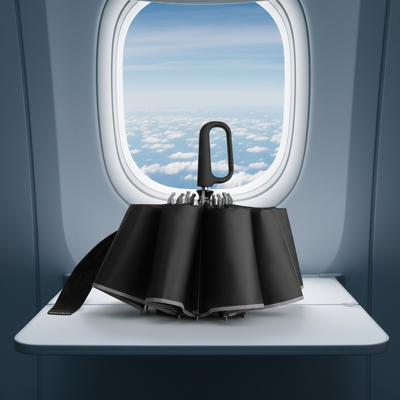 環扣反向自動傘